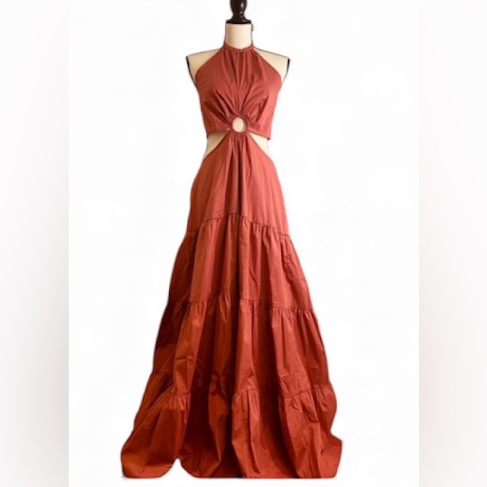 GABIELLE  UNION cut out key hold teared maxi dress